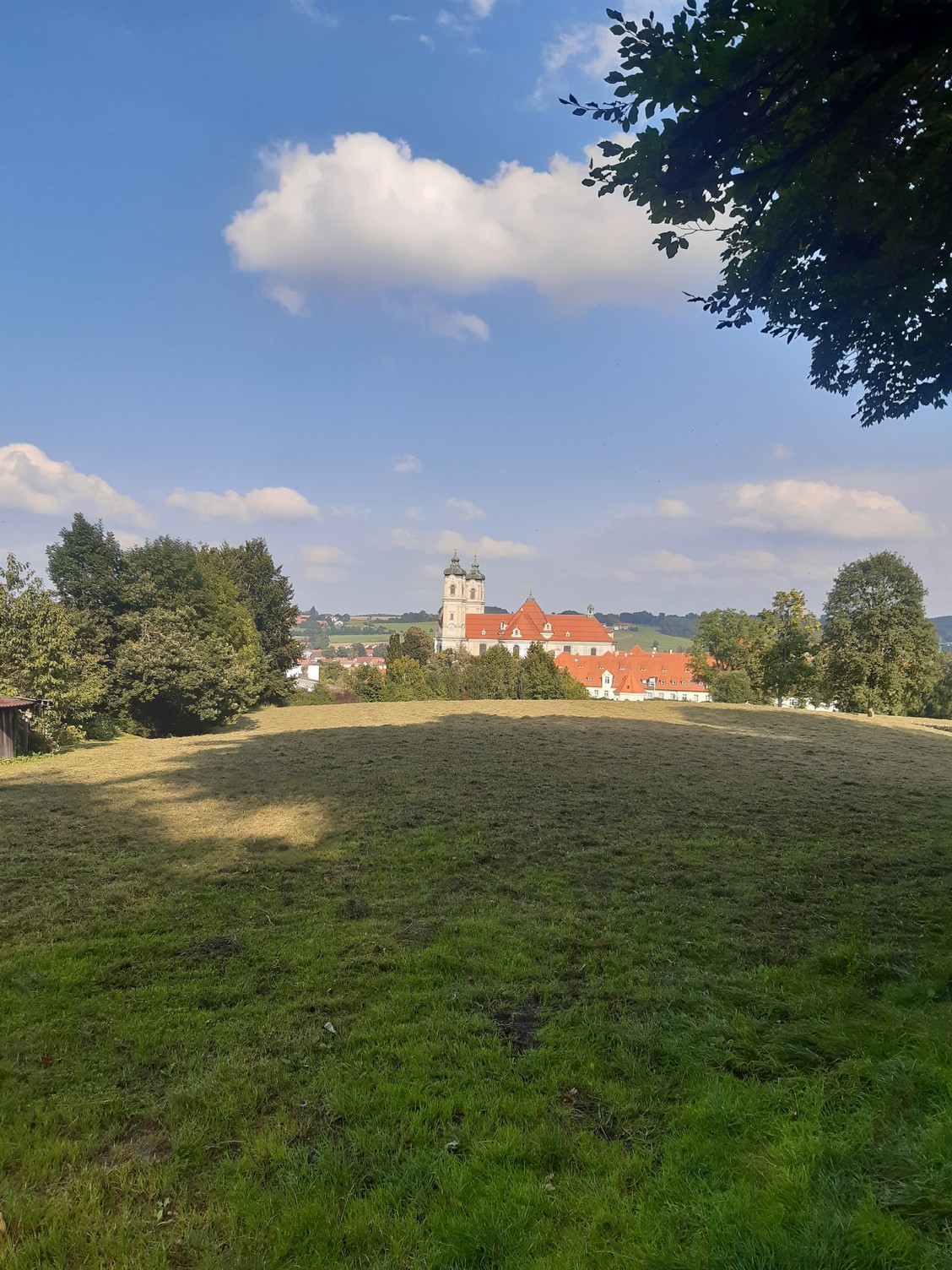 Blick auf die Klosteranlage Ottobeuren