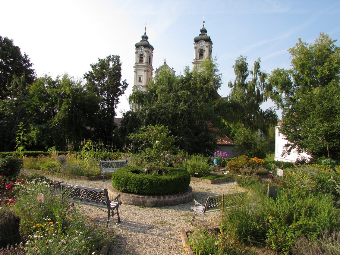 Der Kräutergarten in Ottobeuren