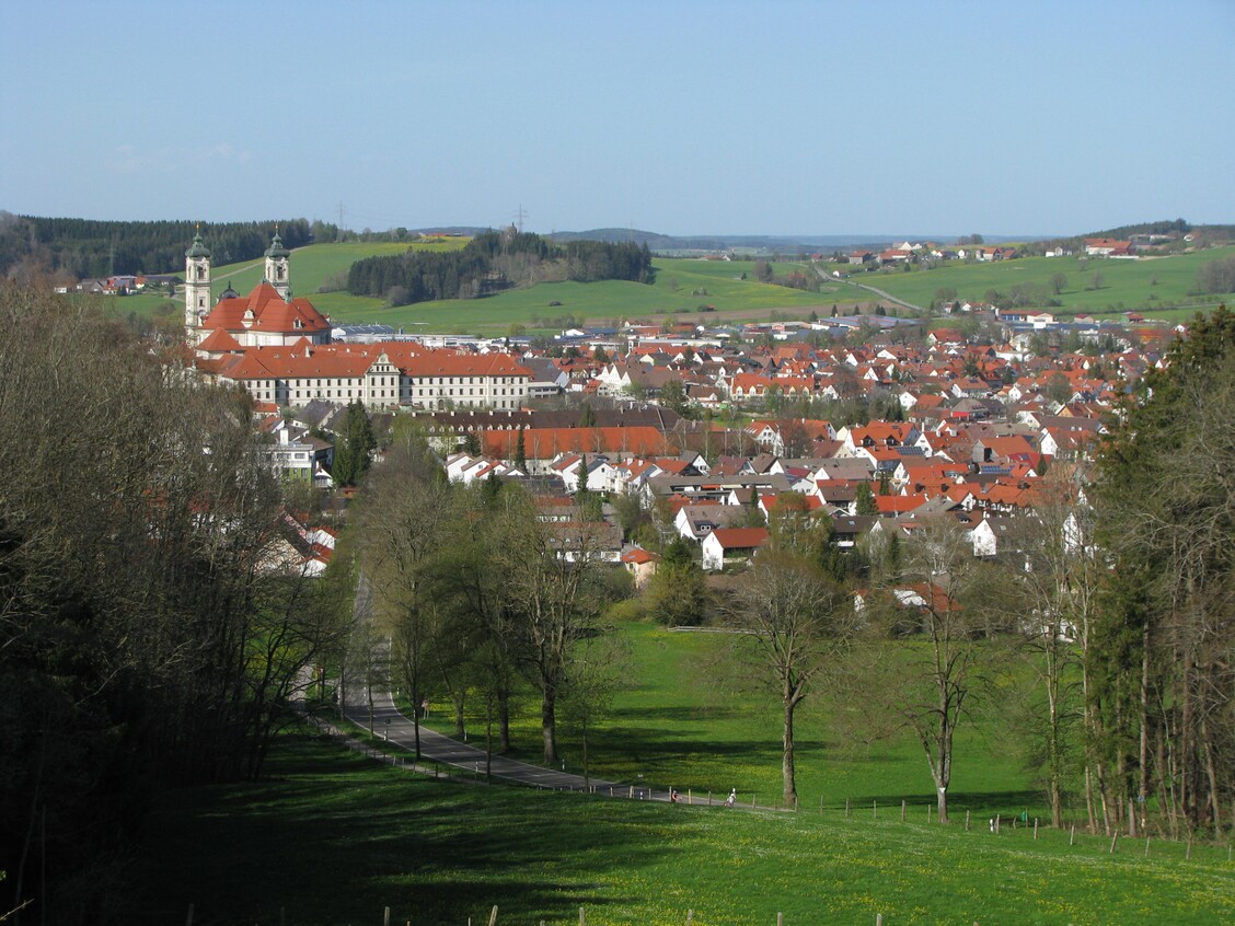 Blick auf Ottobeuren