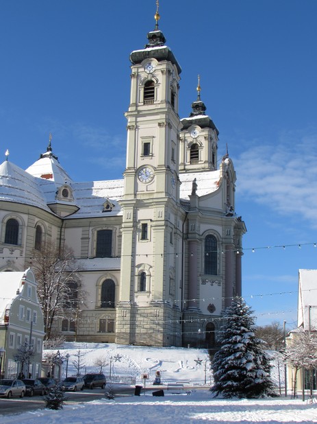 Basilika Ottobeuren im Winter