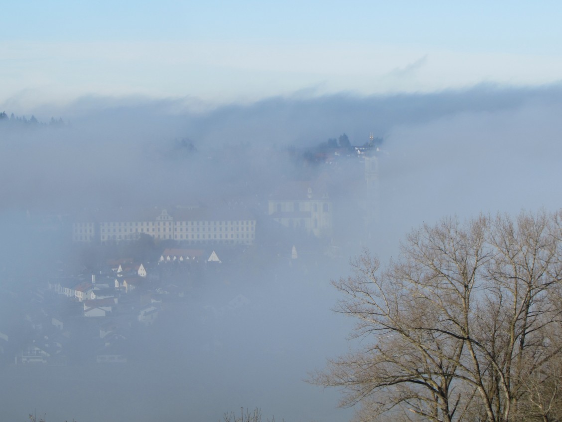 Ottobeuren bei Nebel
