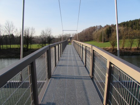 Hängebrücke über die Iller